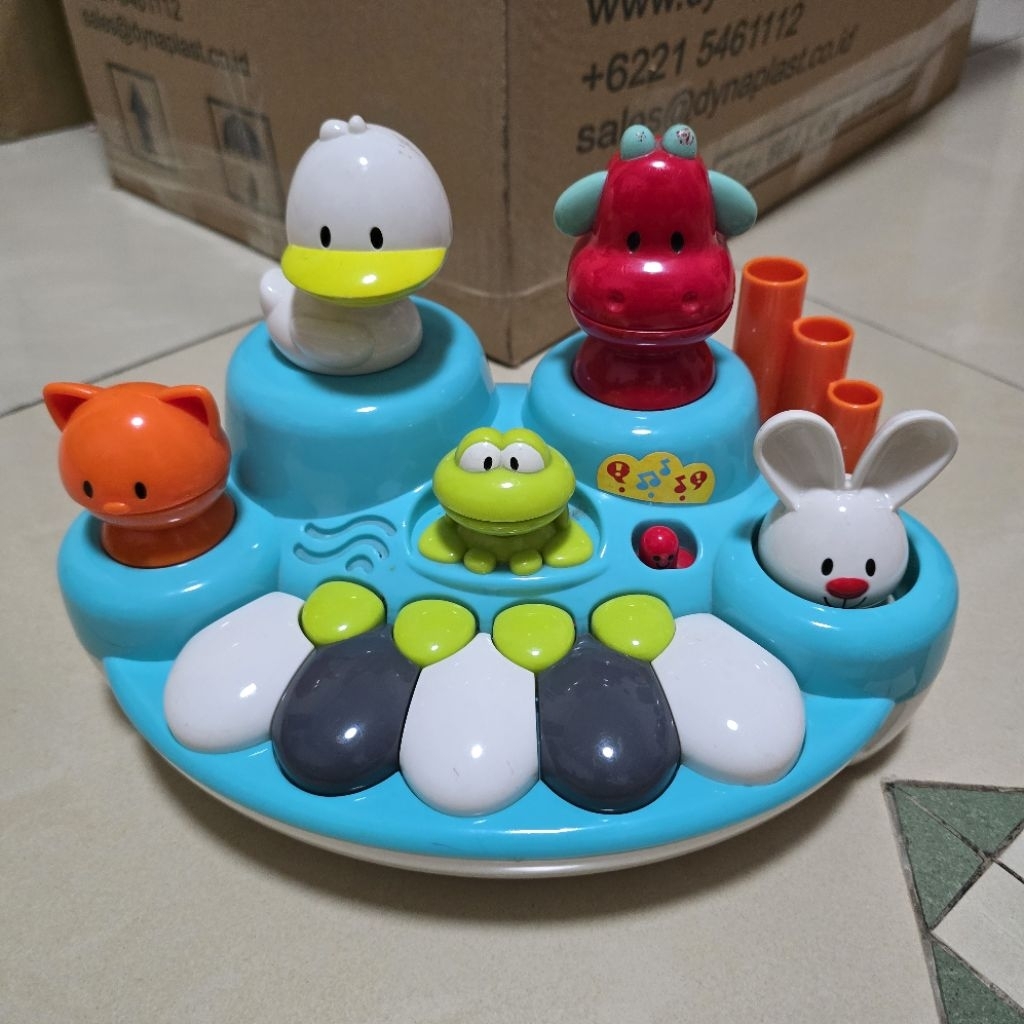 Preloved ELC Singing Animal Keyboard Toys Mainan Edukasi Musik & Suara Anak Bayi