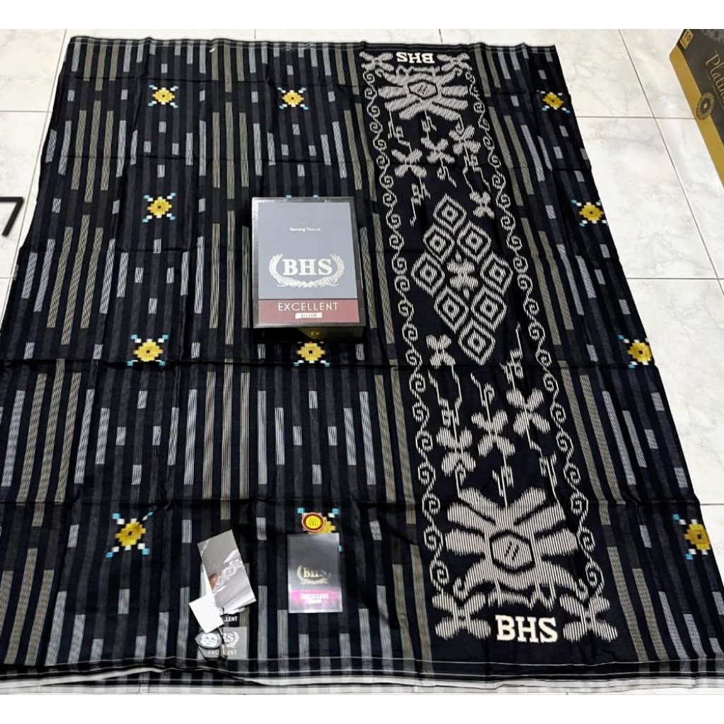 SARUNG BHS EXCELLENT SONGKET SSP SKT SILVER ORIGINAL