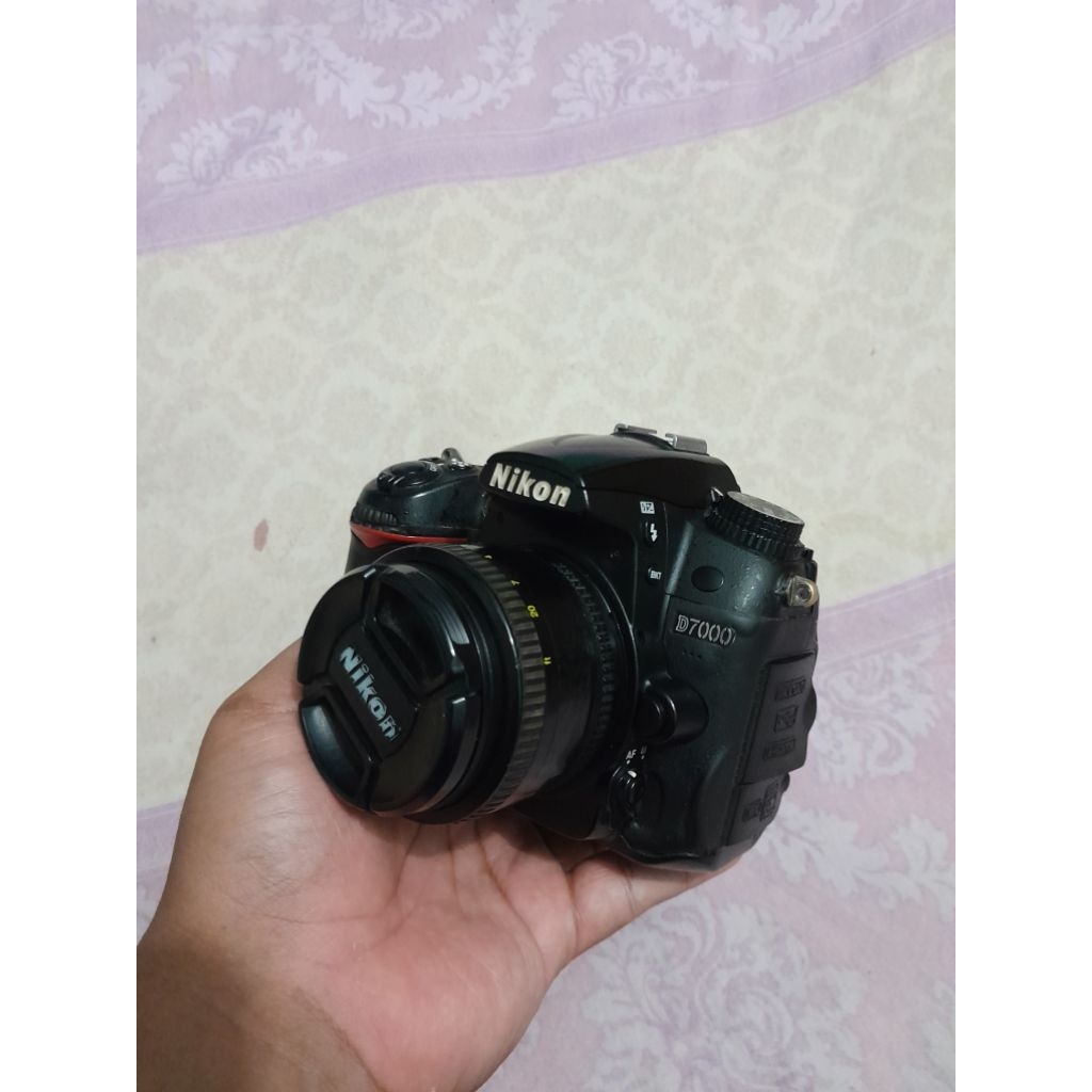 Nikon d7000 lensa nikon afd 50 mm f 1:8