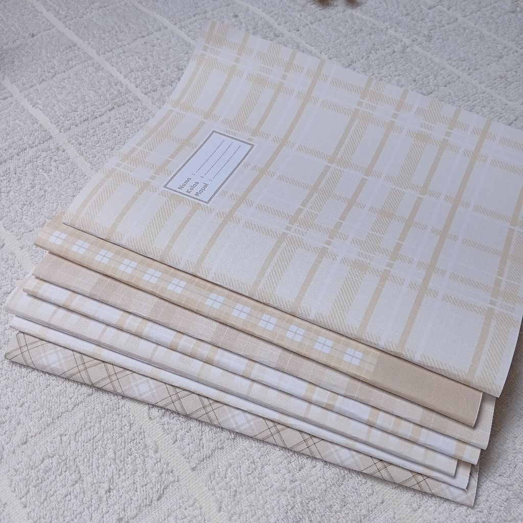 SAMPUL BUKU AESTHETIC | SAMPUL BUKU WARNA COKLAT | SAMPUL BUKU KOREAN STYLE | SAMPUL BUKU CANTIK | S