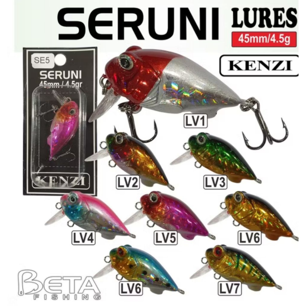 umpan mainan ikan seruni