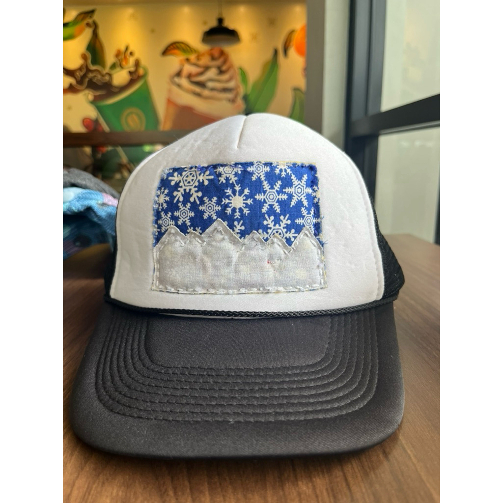 topi trucker hat rope hat vintage