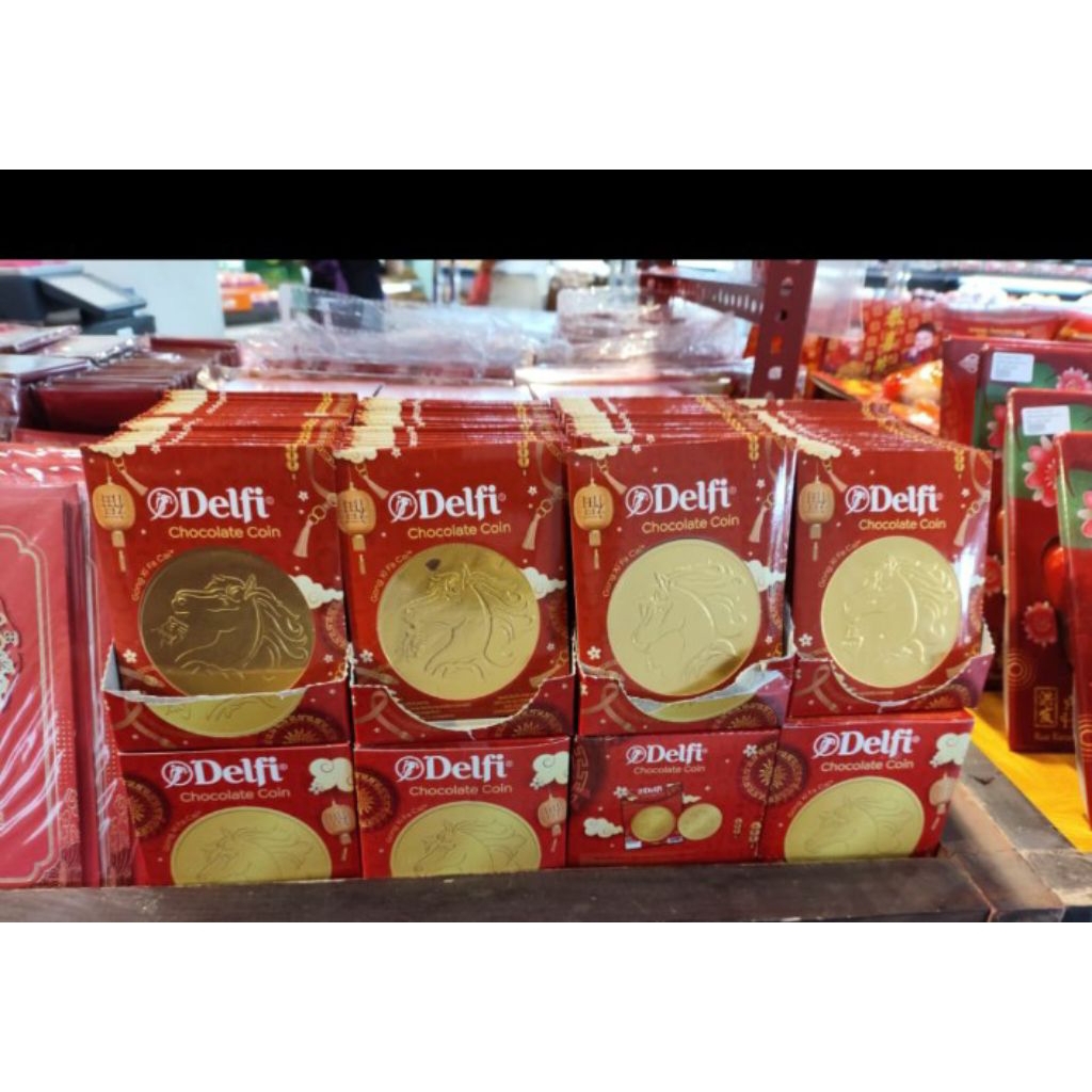 delfi gold coin coklat edisi imlek 10x25gr