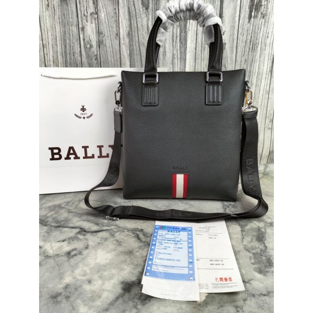 Tas selempang bally tas jinjing pria kulit asli vip