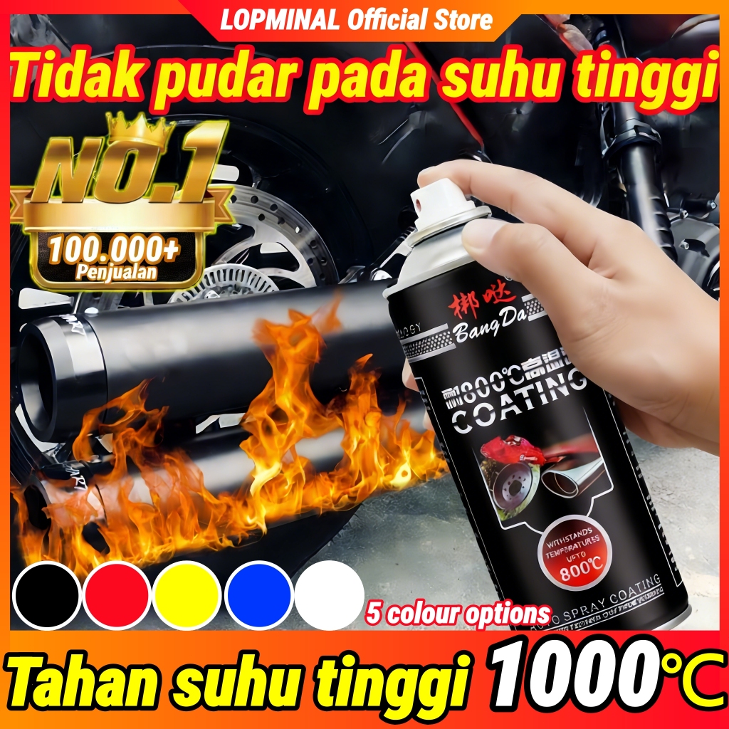 Cat mesin motor mobil pilox anti karat dan panas knalpot