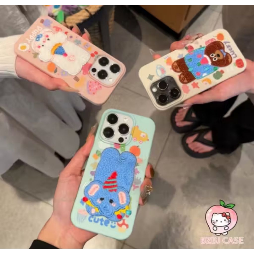 Case Premium Iphone 13 Premium Puppy Pink