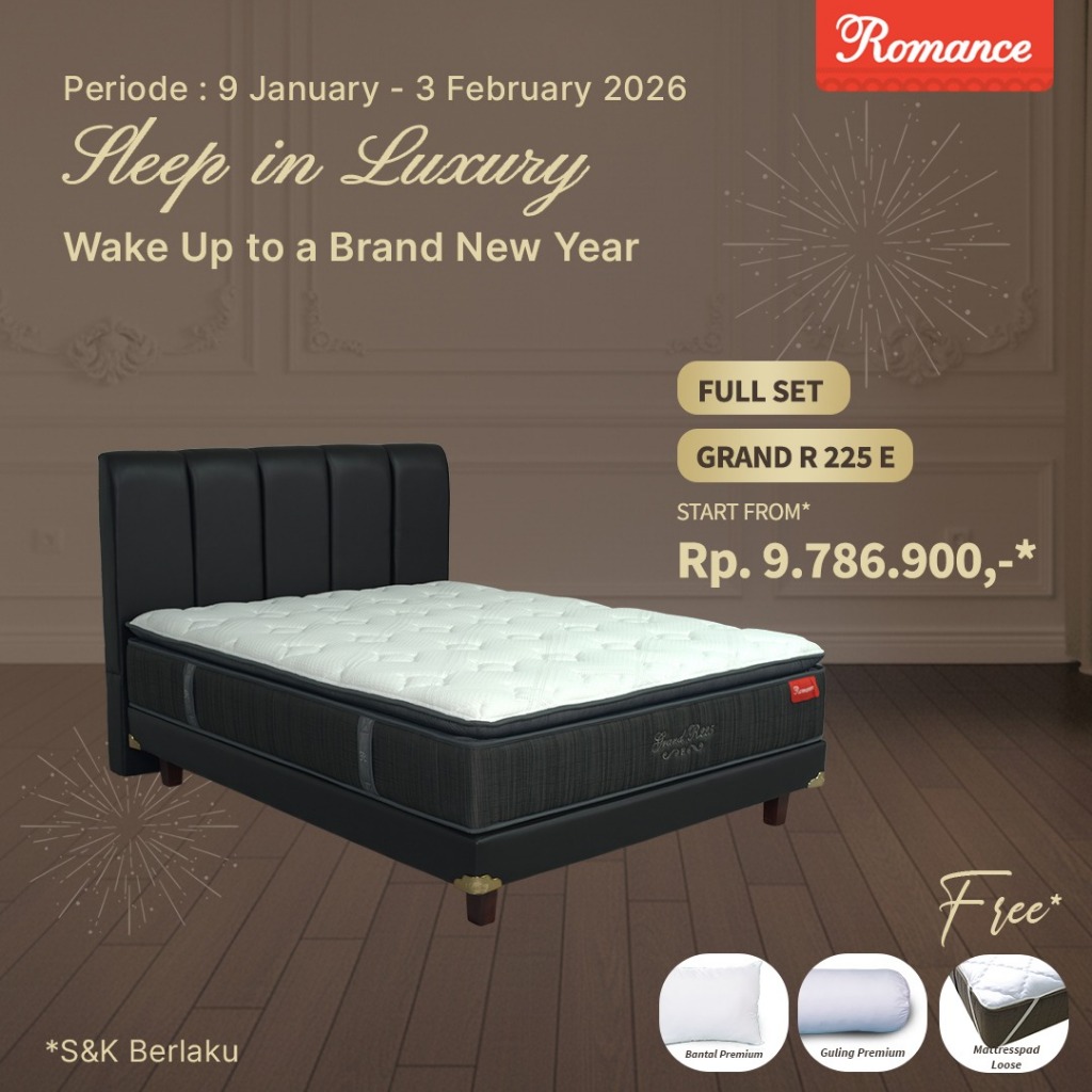 Romance - Kasur Grand R225 E (FULL SET)