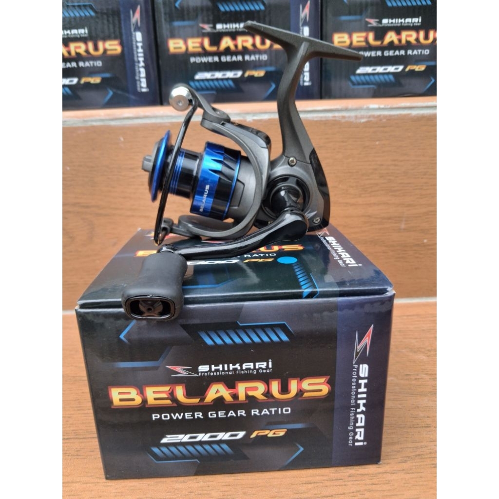Reel Pancing Shikari Belarus 1000 2000 3000 PG  fishing reel rel ril riil katrol kerekan pancing Ter