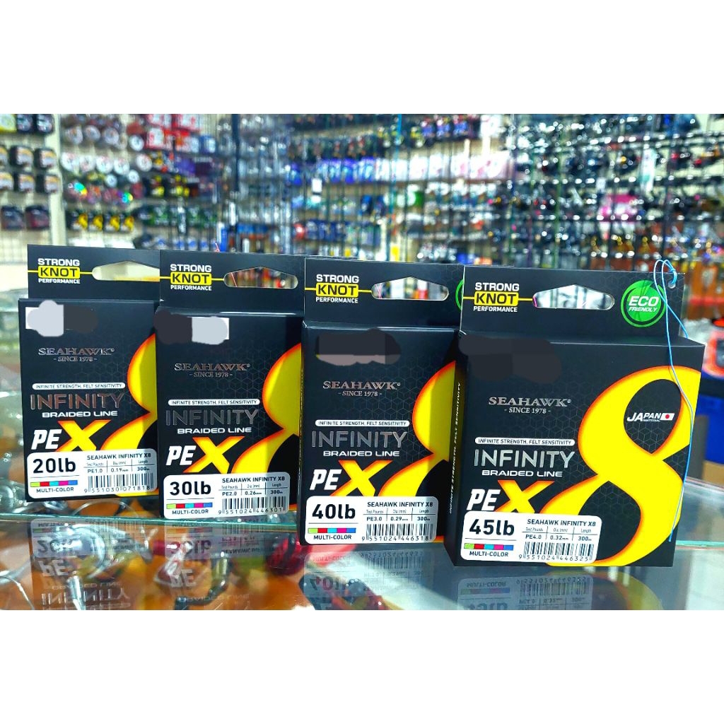 Senar PE Seahawk Infinity Braided Line x8 300meter