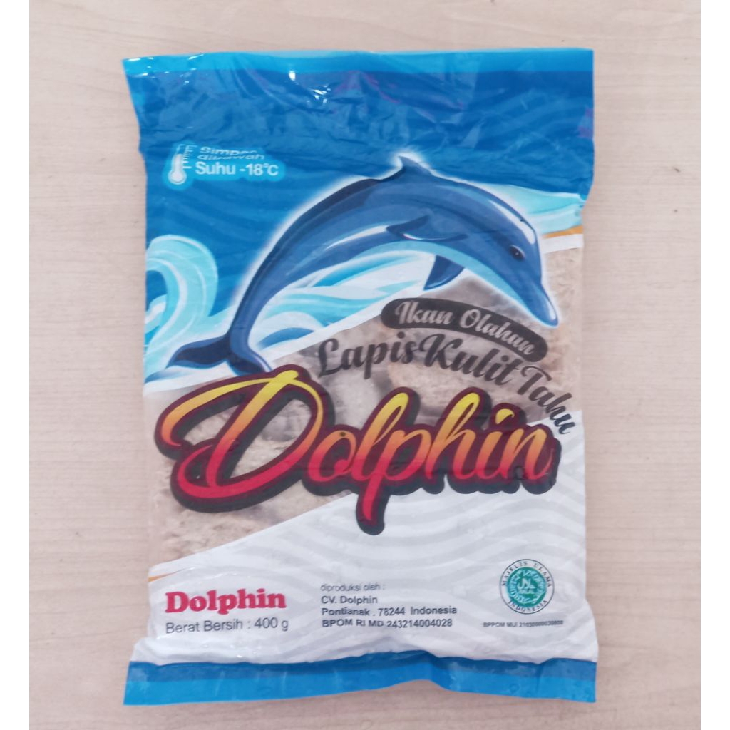Dolphin Ikan olahan lapis kulit tahu 400gr