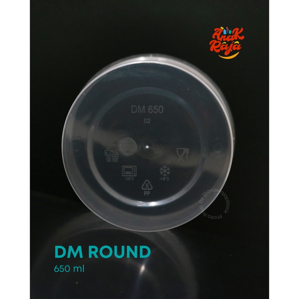 Thinwall Round 650ml DM 25pcs Thinwall Bulat
