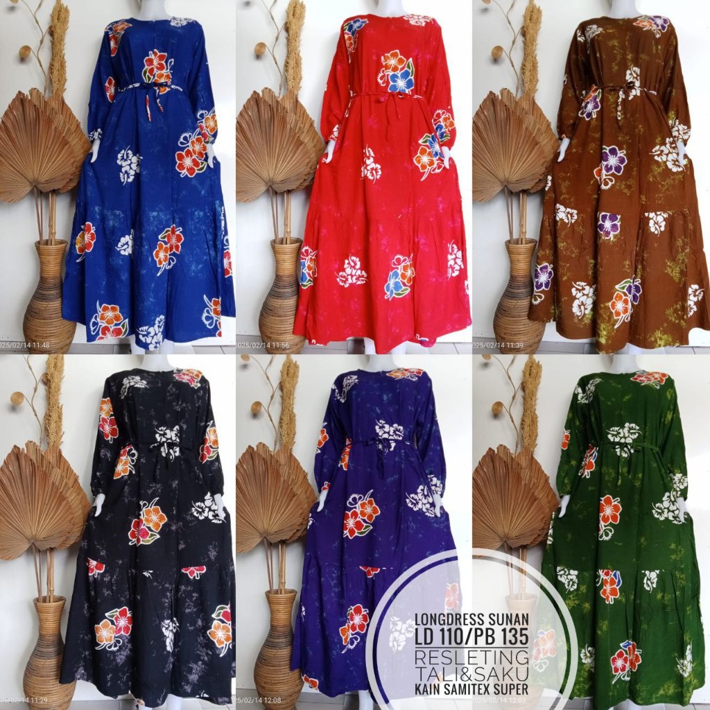LONGDRES SUNAN | LD 110 | BAJU TIDUR WANITA | COD | DASTER KEKINIAN TERBARU | DASTER CAP | DASTER EN