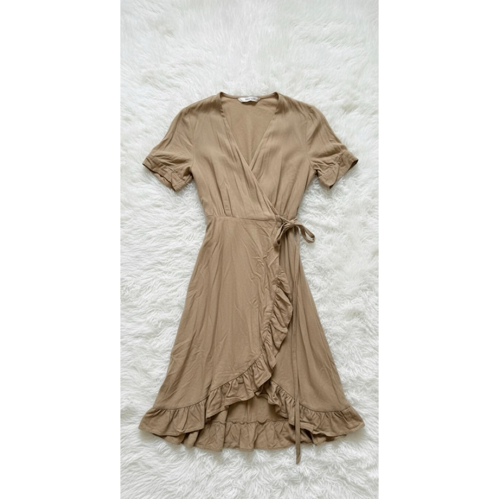 dress coklat