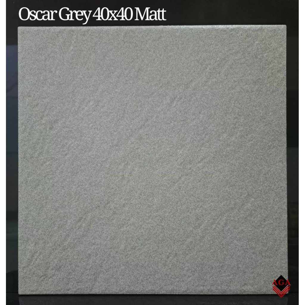 KERAMIK LANTAI 40X40 OSCAR GREY TIMBUL (MATT)