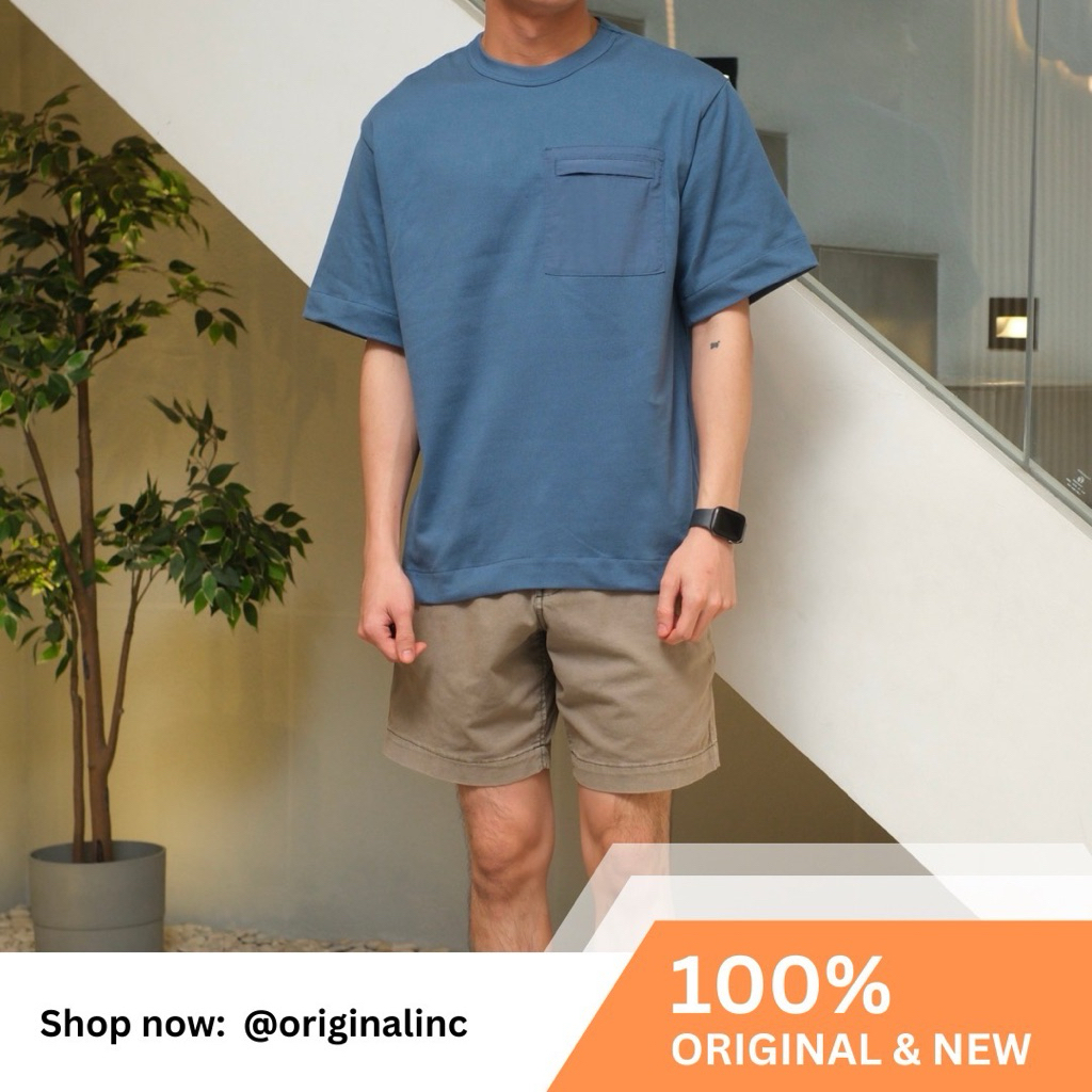 MOD Men's Mixed Relaxed-Fit French Terry Pocket T-Shirt MOD-SST-03