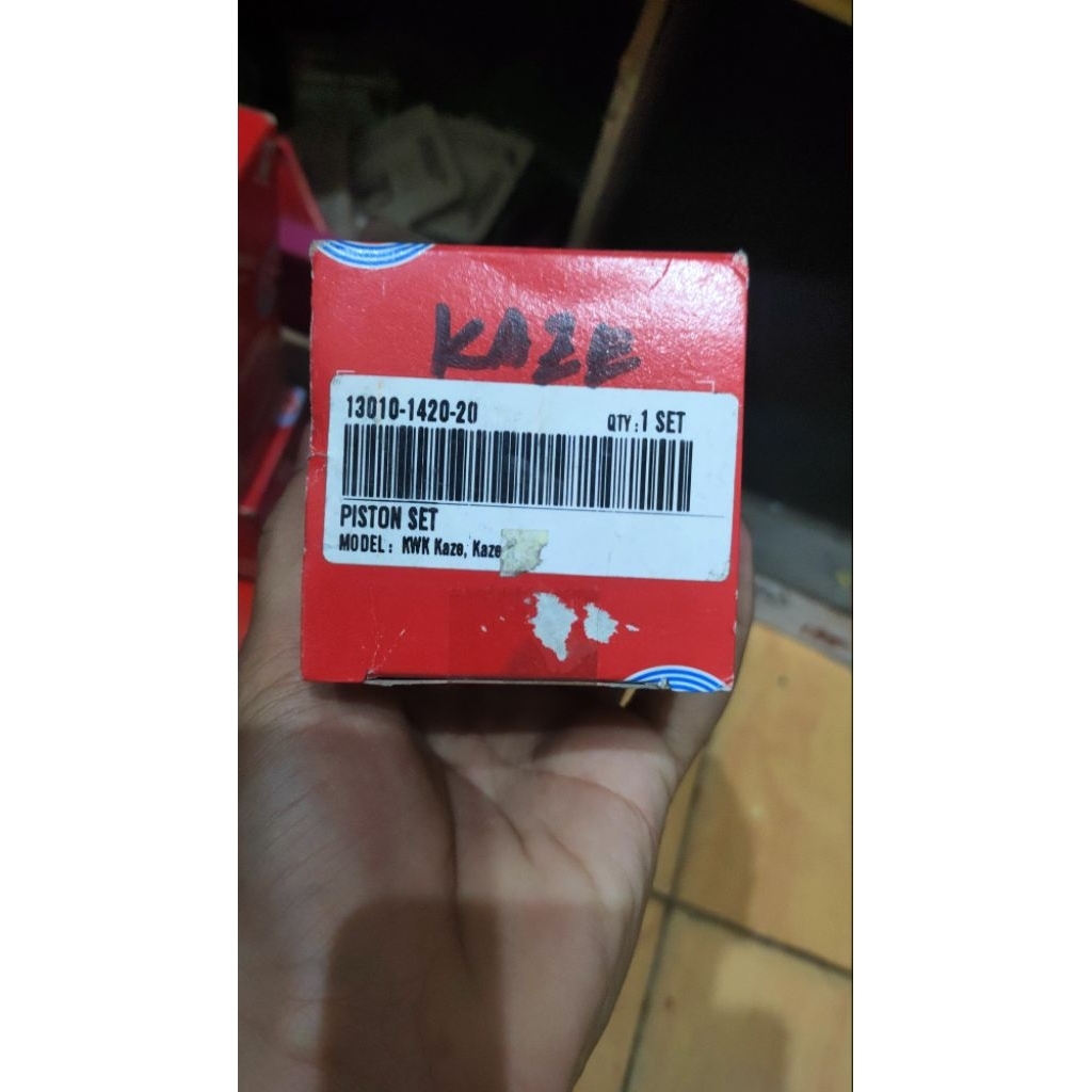 Piston+pen Kawasaki Kaze,Kaze r OS 50 original indopart non ring seher