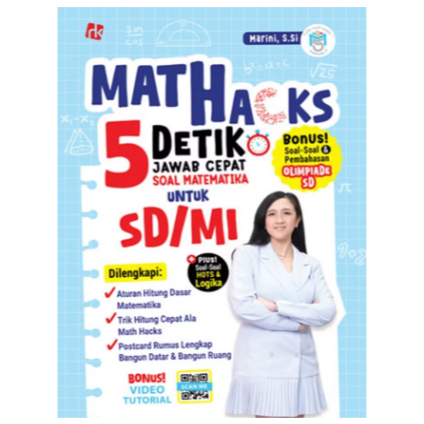Gramedia Gandaria City - Math Hacks - Marini, S.Si