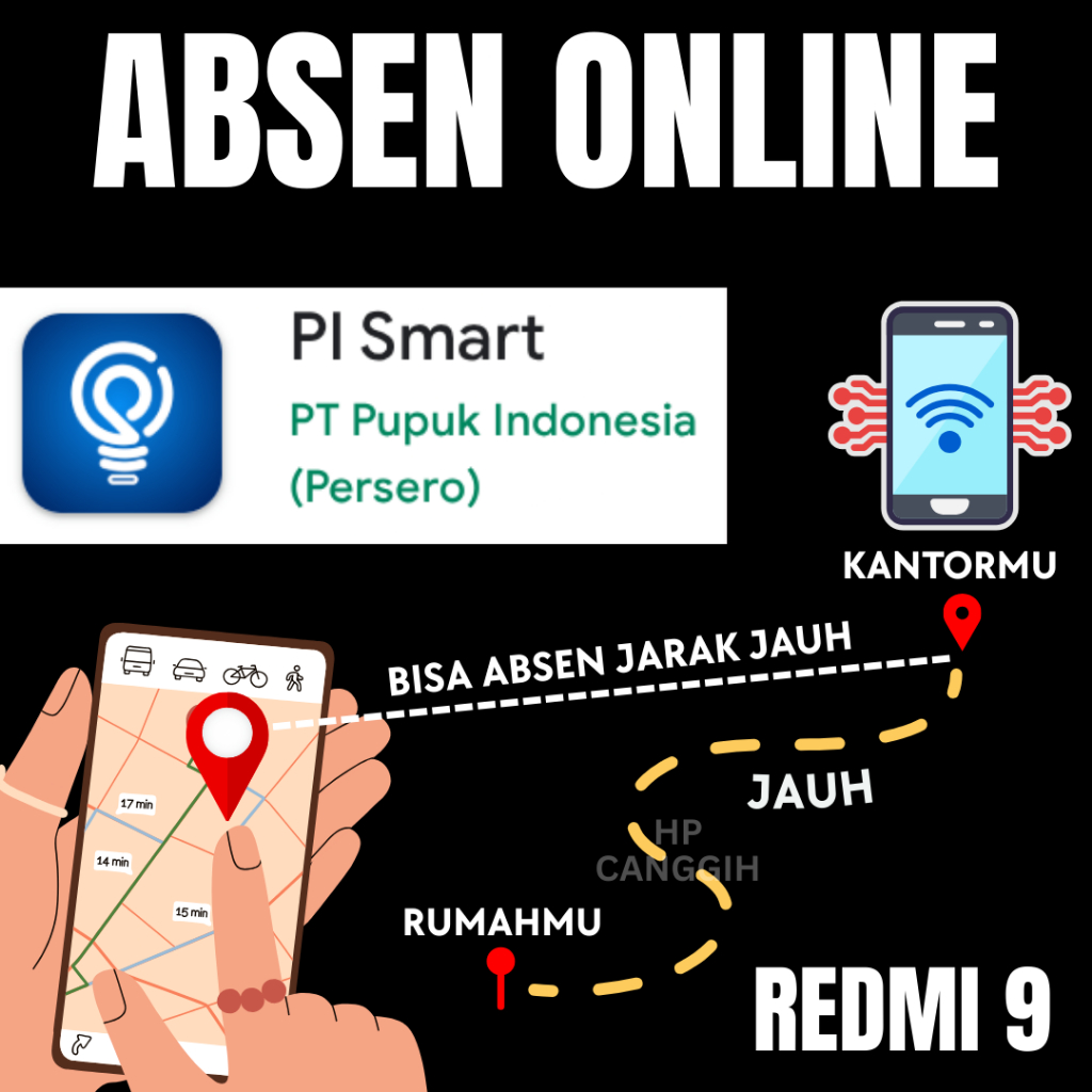 hp absen online fake gps absen jarak jauh redmi 9 ram 4/64 hp bekas pakai 100% original garansi