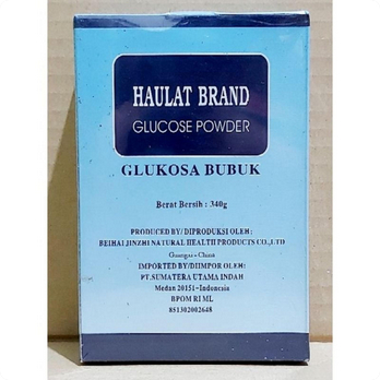 HAULAT BRAND Glucose Powder Glucolin Glukosa Bubuk 340g - Gula Anggur