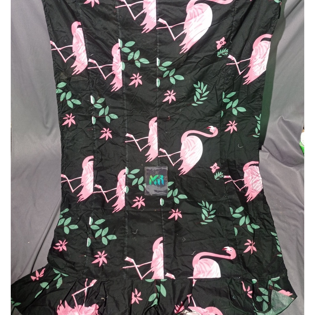 GORDEN SELAMBU PENUTUP JENDELA KAIN PERCA AESTETIK Panjang 198 cm Lebar 97 cm Cocok untuk Kamar Tidu