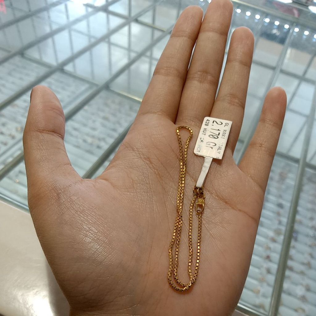 Gelang Kaki Emas Asli Kadar 8k/375 toko emas biduri putra