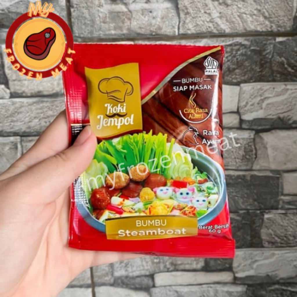 Koki Jempol Bumbu Steamboat - Bumbu Hotpot Kaldu Ayam Instant Halal