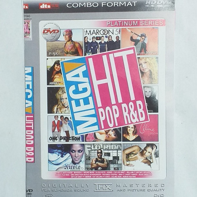 Kaset Video Lagu R&B Mega Hits Platinum Series Volume 1 dan 2