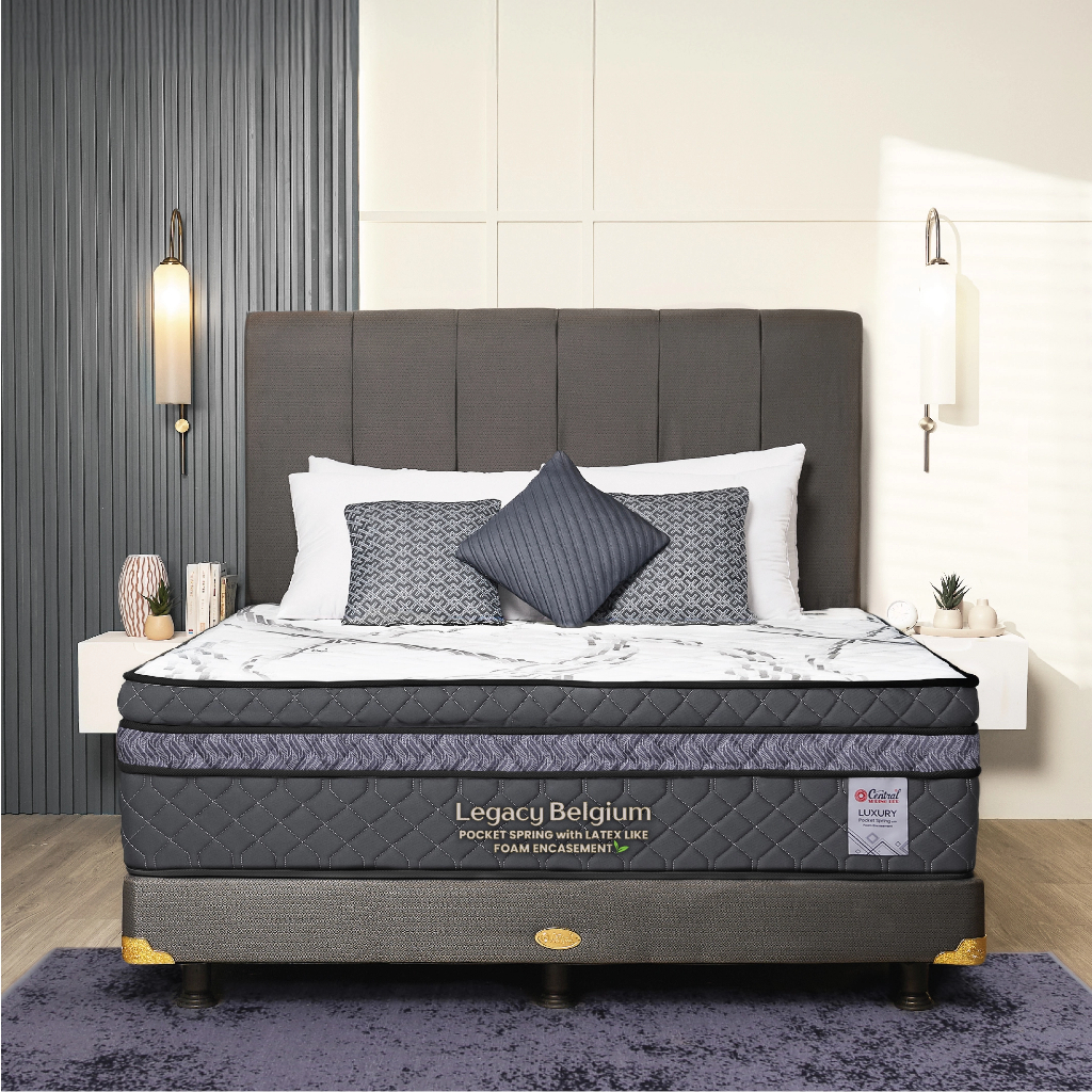 Kasur Springbed Central legacy Belgium (Mattress Only) Garansi 10 Tahun kasur saja
