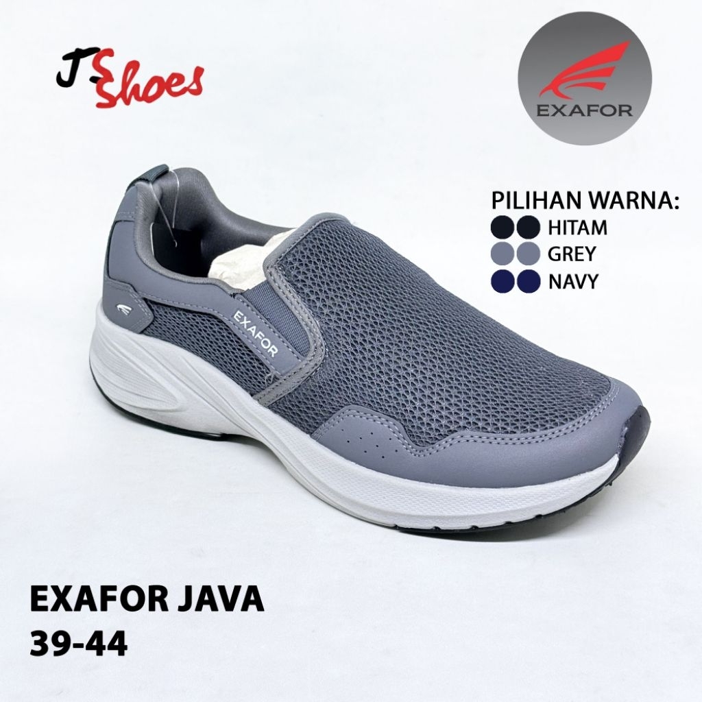 EXAFOR JAVA - SEPATU SNEAKERS SLOP PRIA DEWASA MERK EXAFOR ORIGINAL