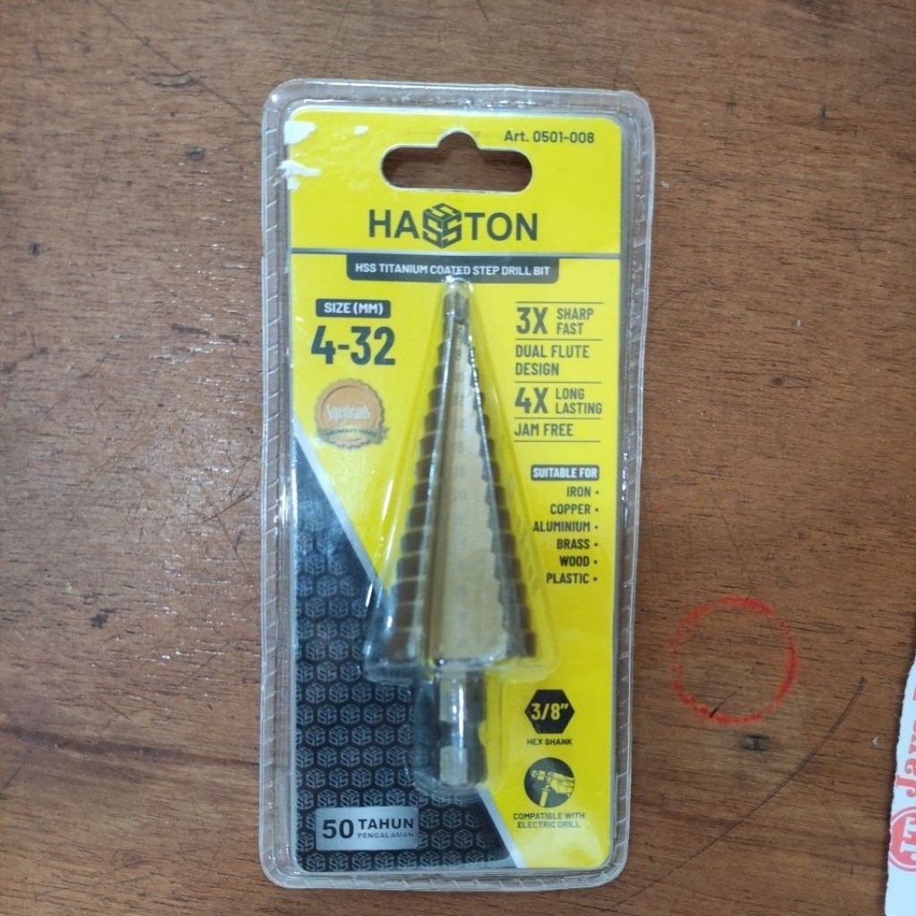 mata bor piramid / mata bor pagoda 4m -32mm / mata bor serbaguna piramid hasston 4mm-32mm