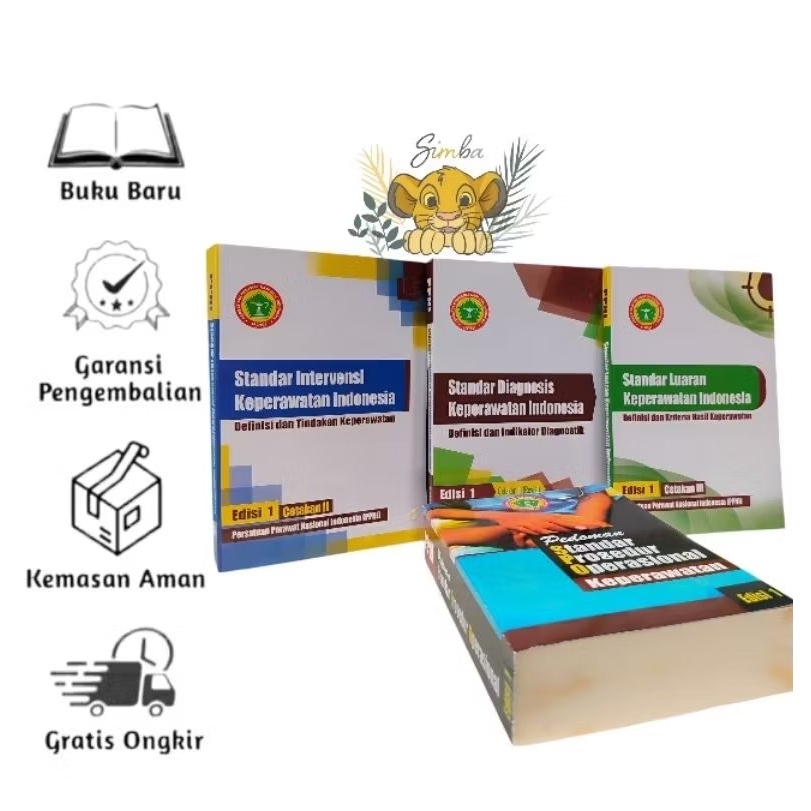 PAKET 4 BUKU KEPERAWATAN PPNI BUKU SDKI SLKI SIKI SPOK KEPERAWATAN SDKI SLKI SIKI ASUHAN KEPERAWATAN