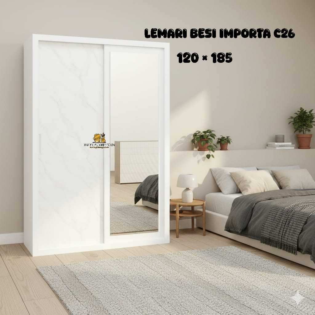LEMARI BESI IMPORTA C28 LEMARI PAKAIAN PONTIANAK