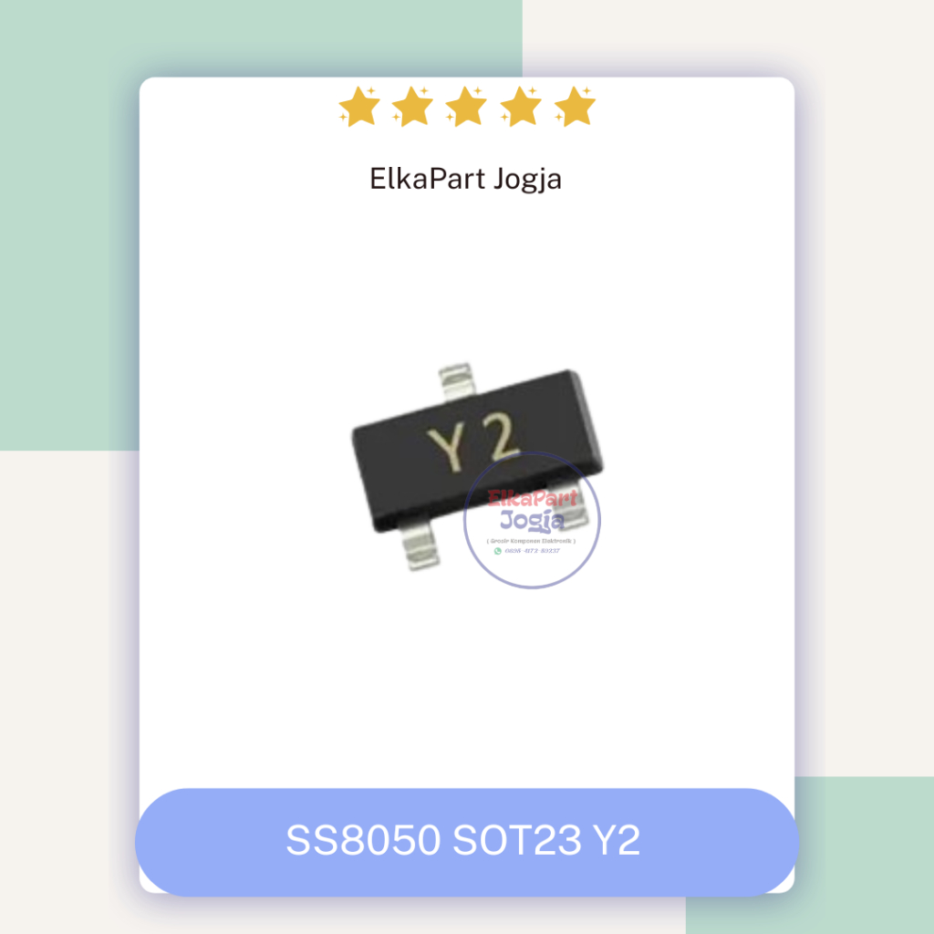 SS8550 SOT-23 Y1 / Y2 1.5A 3K  Transistor NPN SMD Silicon Bipolar Power