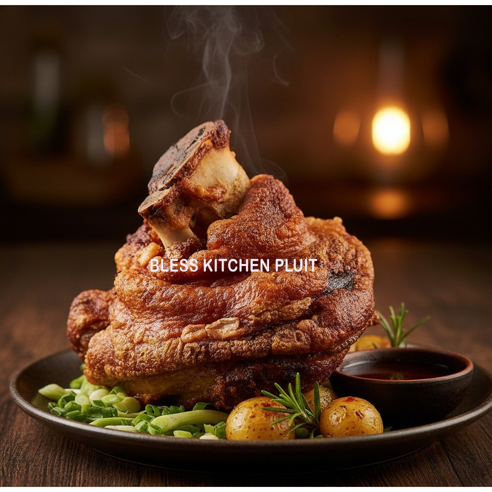 Crispy Pork Knuckle / Pork Knuckle Panggang / Roasted Pork Knuckle HOME MADE / kaki babi panggang