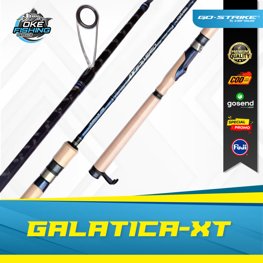 Joran GoStrike Galatica XT  602ML 180cm | Fuji Guide Medium Light | Rod Spinning  6–12lb 30T Carbon 