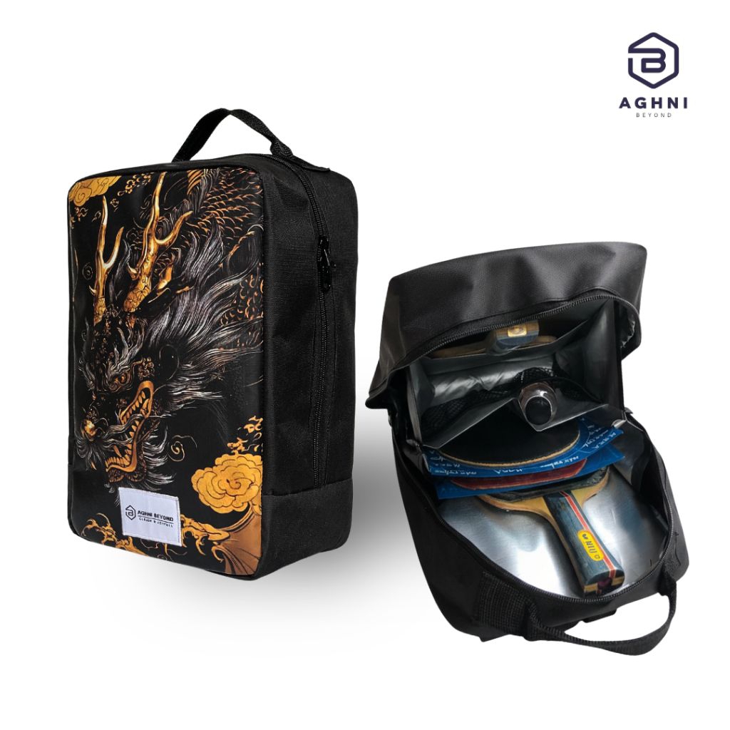 Tas Selempang Tenis Meja Pingpong Aghni Beyond l Tas Bet Pingpong Multifungsi