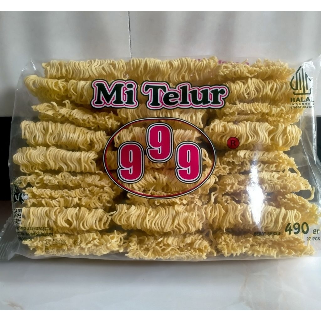 MIE TELUR 999 - 490gr isi 27pc