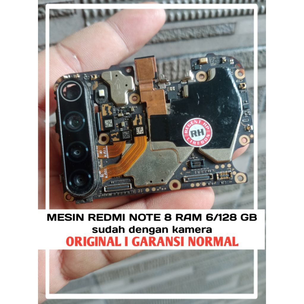 (NO POLA I NO AKUN MI) MESIN REDMI NOTE 8 RAM 6/128 ORIGINAL
