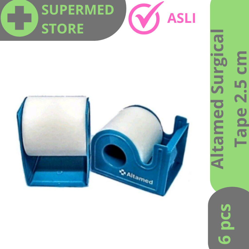 Altamed Surgical Tape 2.5 cm Box 6 Pcs / Plester Altamed Medis / Plester Medis