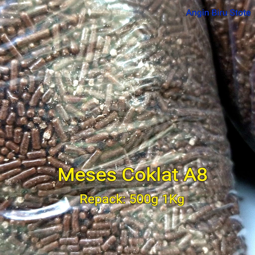 A8 Meses Coklat 500g 1Kg Repack - Cokelat Compound Butir