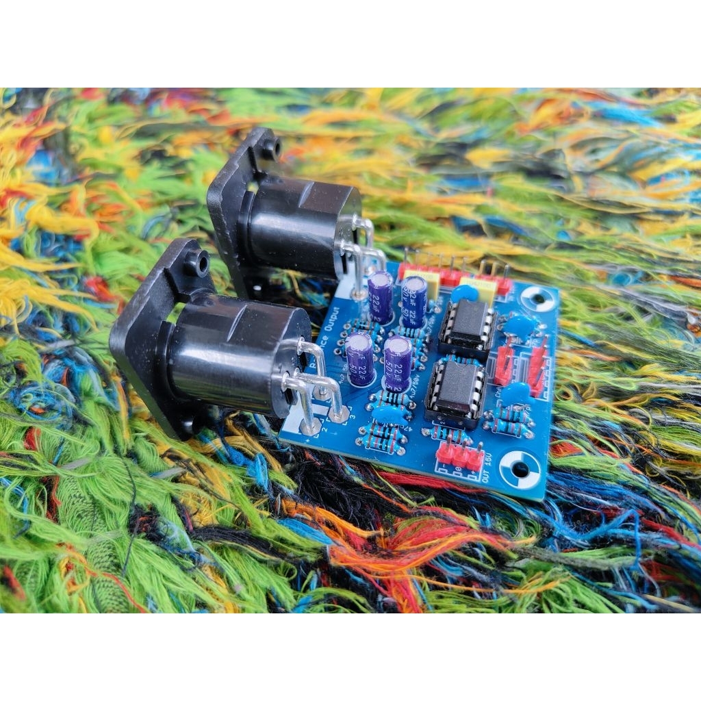 Kit Input balance dan output balance stereo PCB dual layer