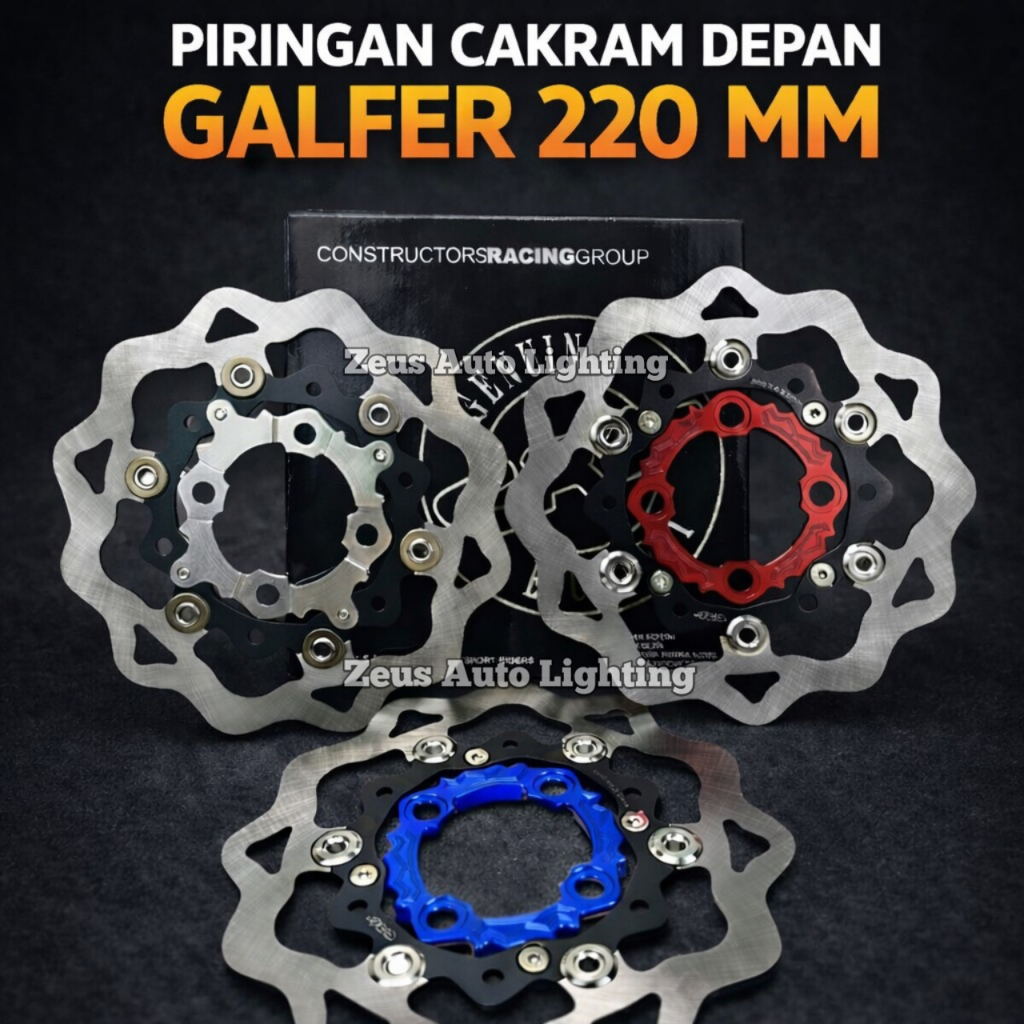 PIRINGAN CAKRAM GALFER 220 MM VIETNAM DISK CAKRAM BEAT VARIO SCOOPY MIO GENIO DISC GALFER 220