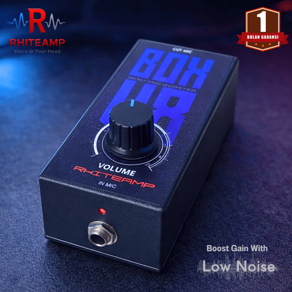 Rhiteamp Mic Booster V8 Penguat Mic Dynamic untuk Soundcard f999