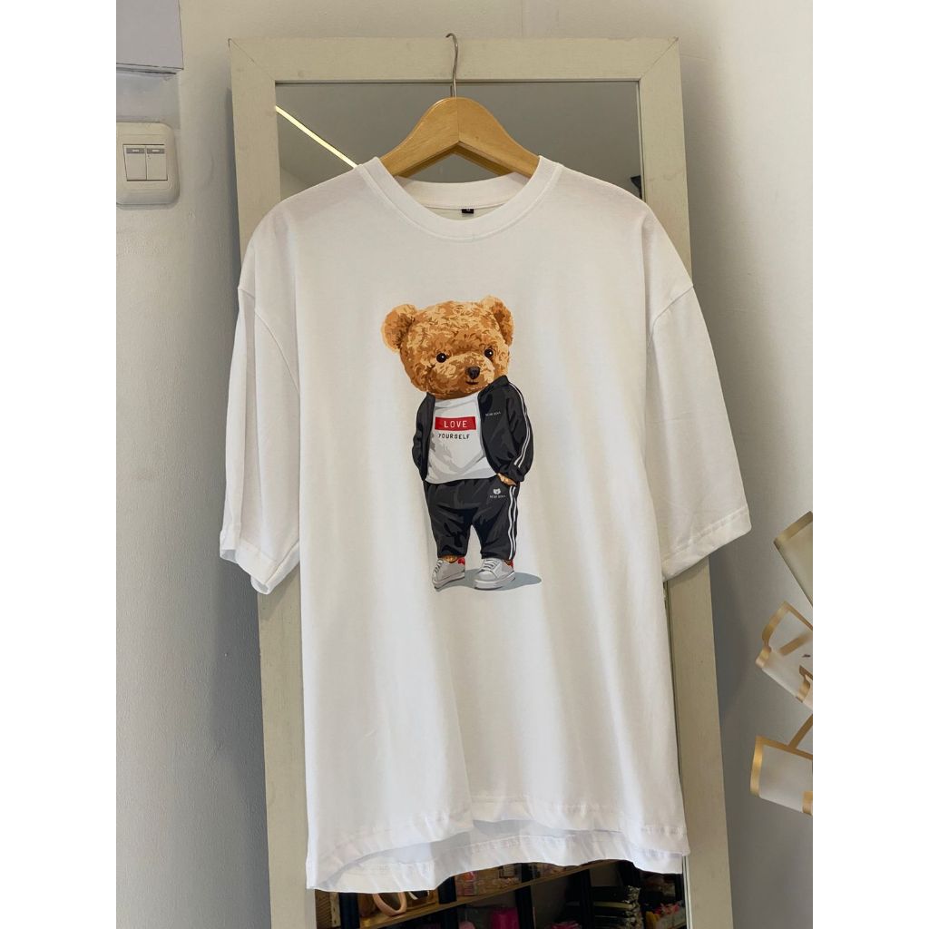 T-shirt Teddy Bear Streetwear Oversize Tee – Unisex