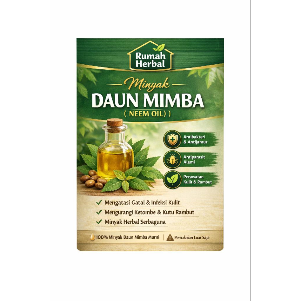 Minyak daun mimba (NEEM OIL) herbal alami