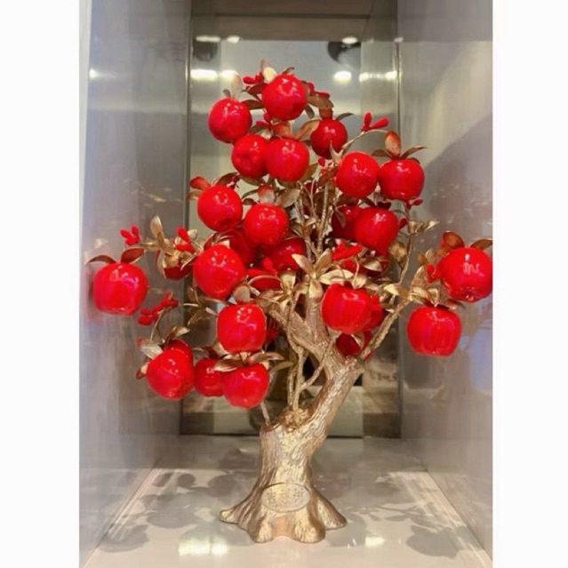 Pajangan rumah imlek / Pohon Apel jeruk / dekorasi imlek