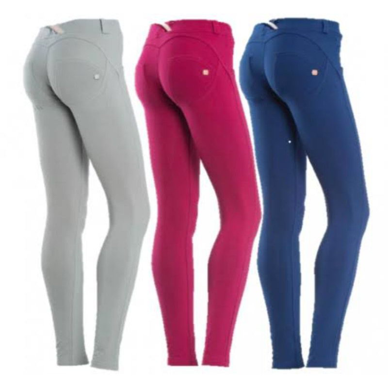 legging wr up fred*y celana panjang katun polos lejing branded wanita