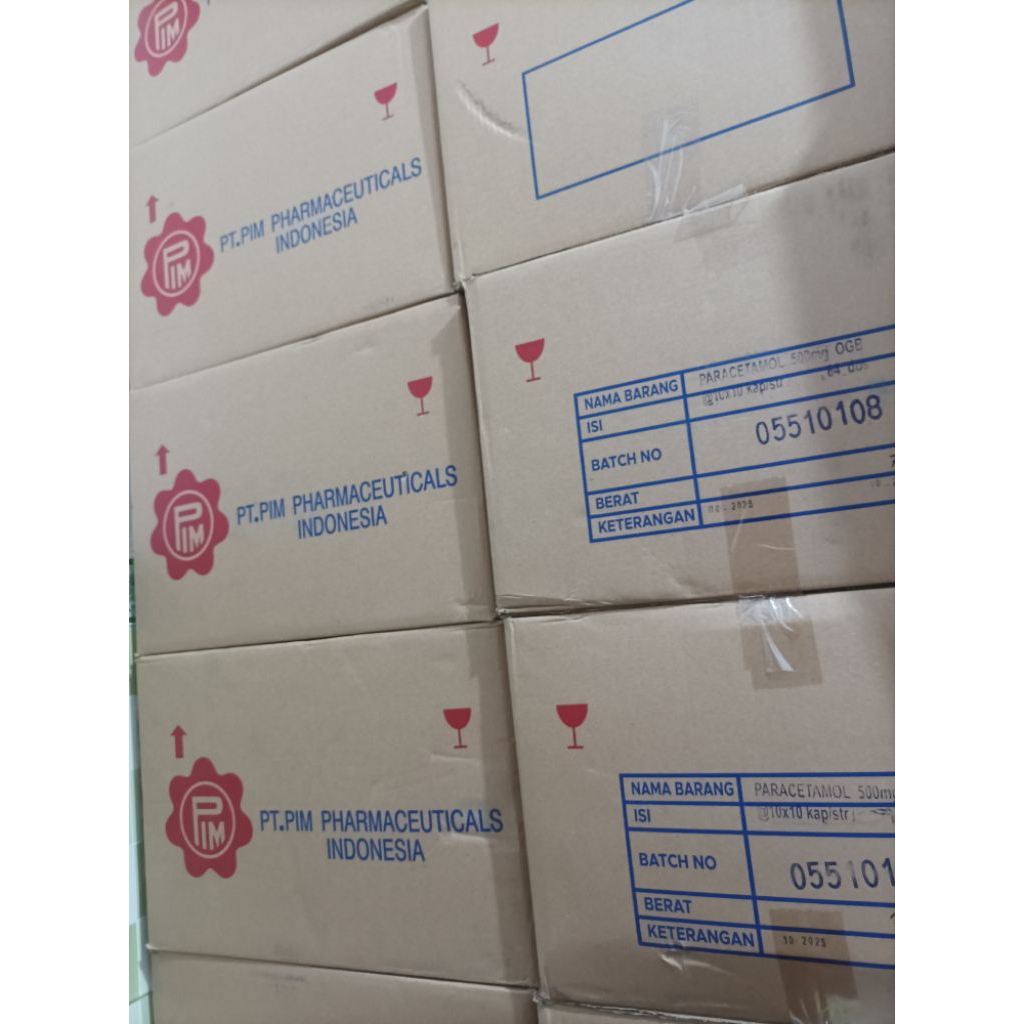 Paracetamol PIM KARTON isi 64 box