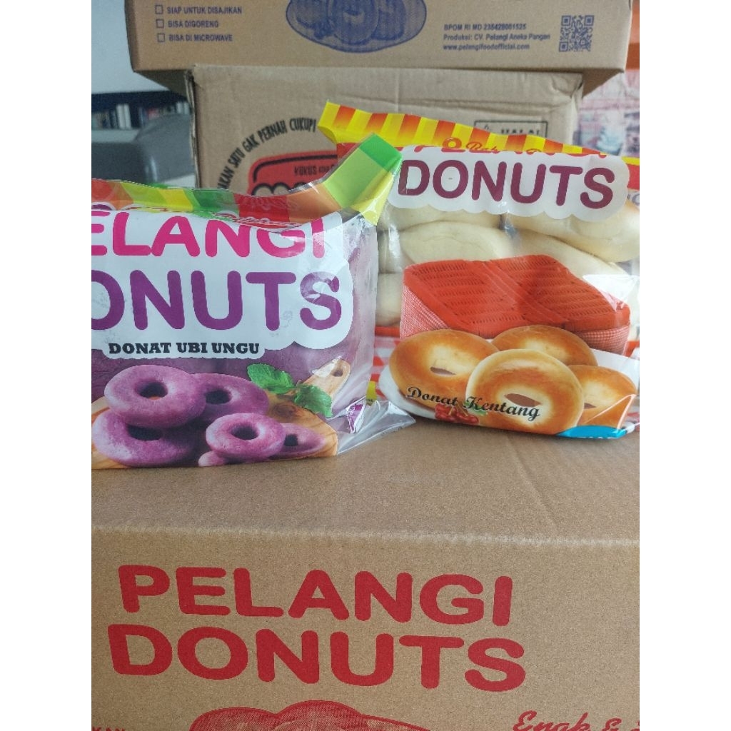 donat pelangi