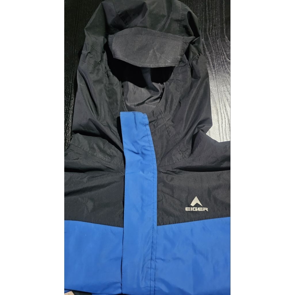 Eiger Nimbus Rainsuit Jas Hujan Mantel Biru L